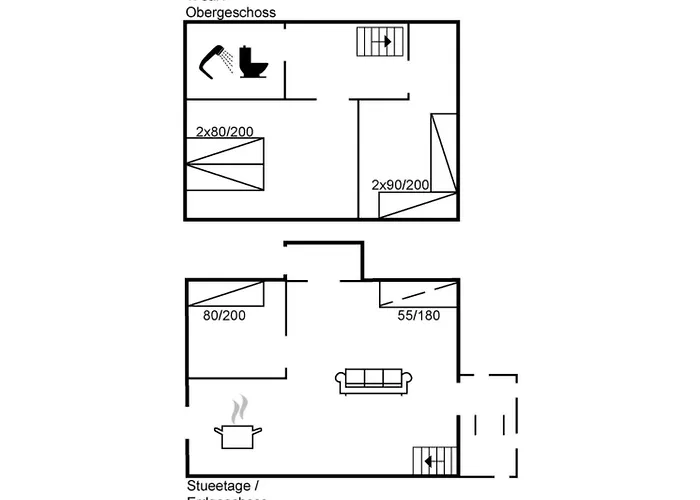 Lägenhet Odger - 2-3km From The Sea By Interhome